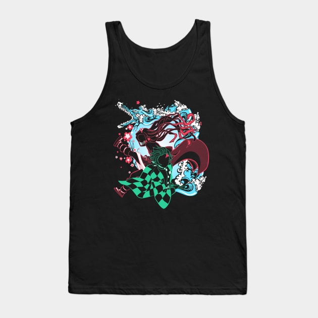 Demon Slayer Siblings Tank Top by chuongmacyfersfw